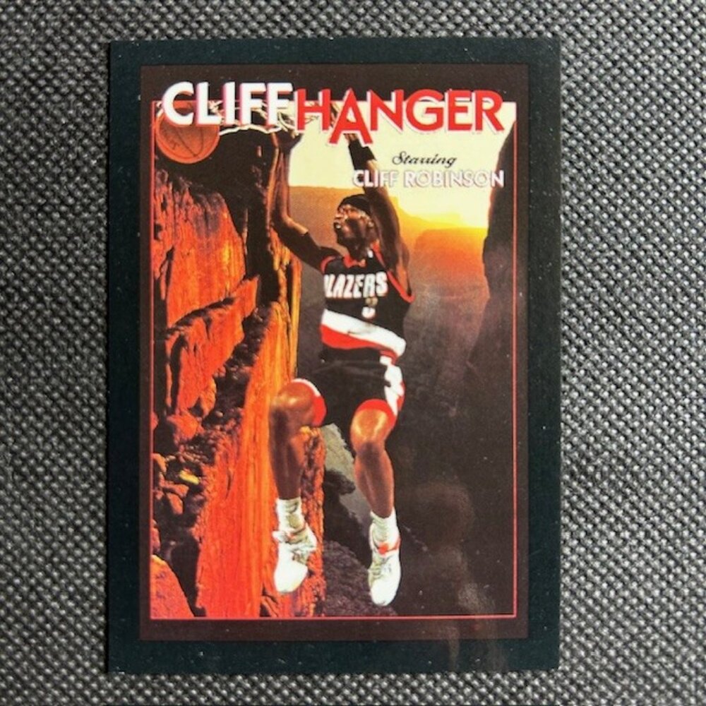 1993-94 Skybox Premium - Clifford Robinson #333 "Cliff Hanger"  Trailblazers